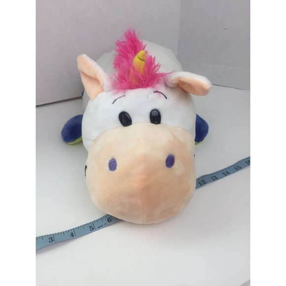 FLIPAZOO Imogen Dragon 24” & Persephone Unicorn 20” 2-in-1 Plush Stuffed Animal - Picture 6 of 8